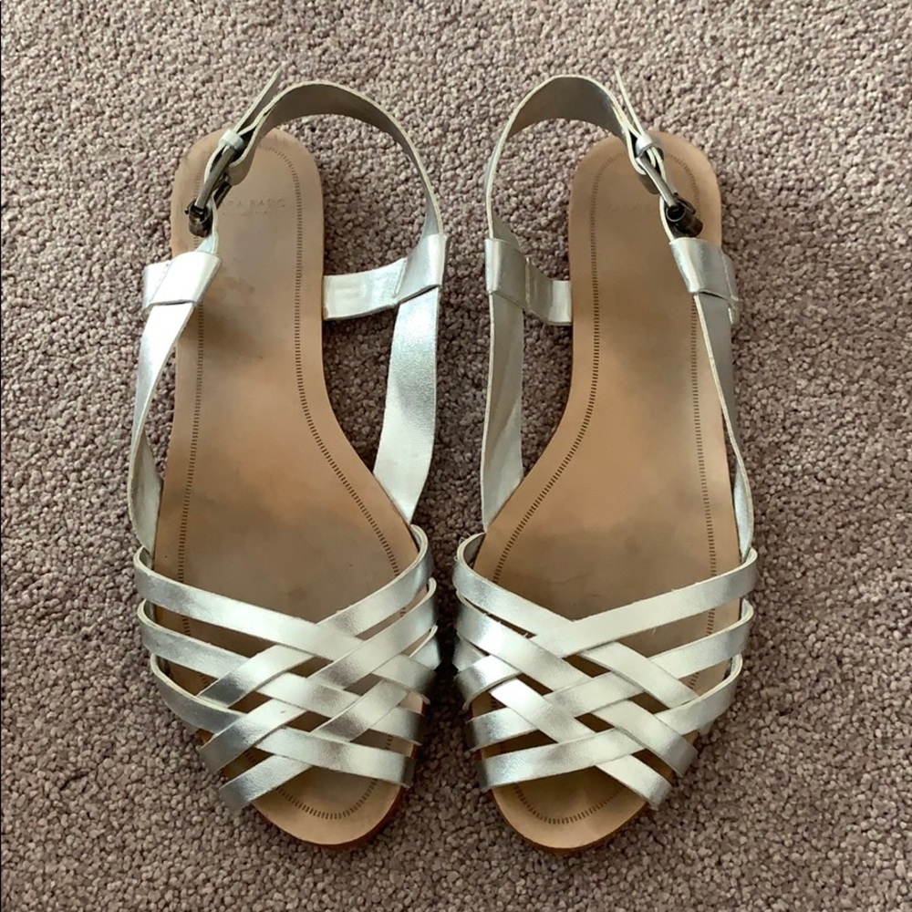 Zara Crisscross Slingback Sandals